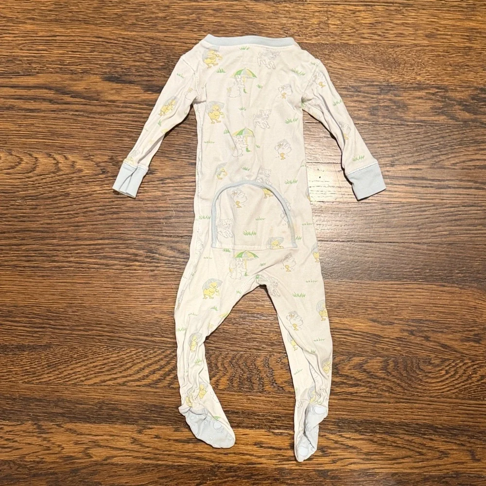 The Beaufort Bonnet Company Yellow Duck Print Footie